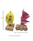 Ink and Trinket Kids DIY Valentine's Day Cork Boat Party Favors, Individually Packaged Valentine's Craft Kit